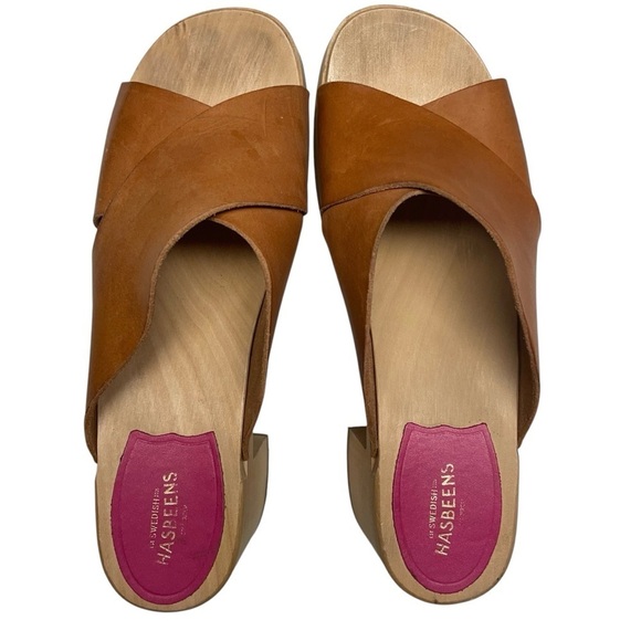 Swedish Hasbeens Anette Leather Sandals EU size 41/ US 11 - Picture 6 of 15